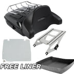Chopped Trunk Backrest Rack Mount Plate for Harley Touring Road Glide (2014–2025)