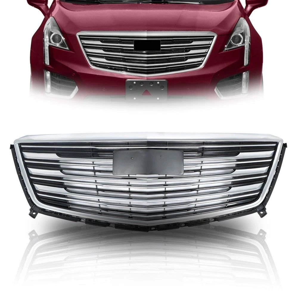 Chrome Mesh Front Grille Bumper for Cadillac XT5 (2017–2020)