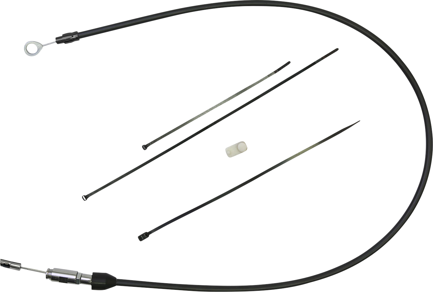Quick Connect Clutch Cable for Drag Specialties (46") - Black/Black