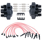 Ignition Coil Pack Spark Plug Wire for Ford F-150 F-250 (1997–1999)
