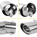 Chrome Exhaust Pipe Tip for Universal Fit (EXV)