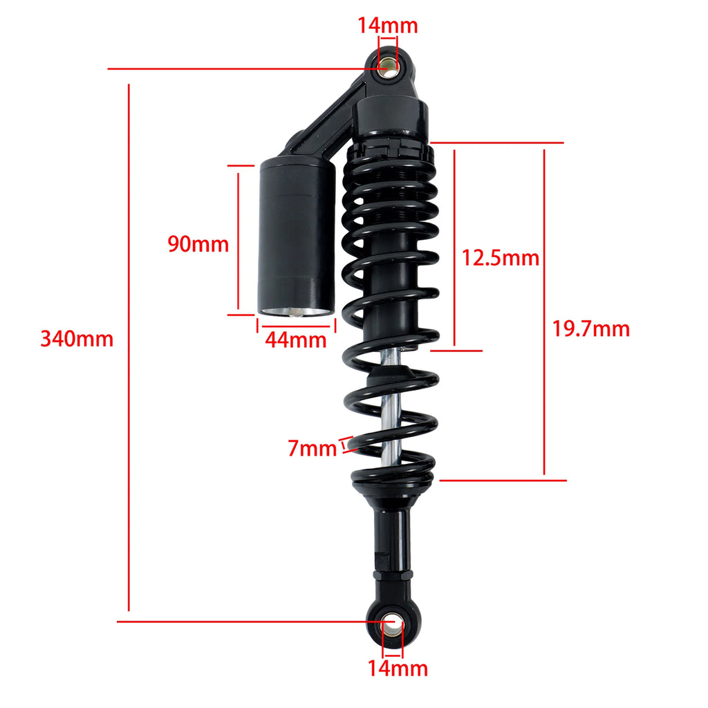 Rear Shock Absorber for Honda Yamaha Motorcycle (13.5'' 340mm)