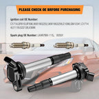 Set of 4 Ignition Coils for Toyota Prius (2010-2015)