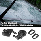 5pcs Front Windshield Washer Nozzle Kit 15247800 for GMC Acadia (2011–2012, 2015–2016)