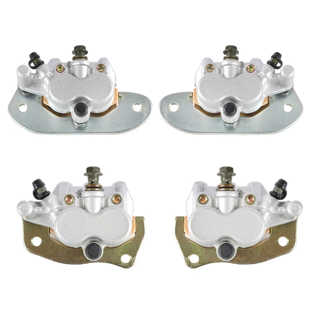 Set of 2 Front & Rear Brake Calipers for Yamaha Rhino 700 (2008â2013)