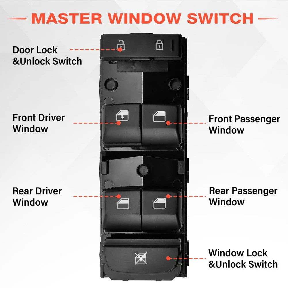 Master Power Window Control Switch for Kia Forte (2019–2021)
