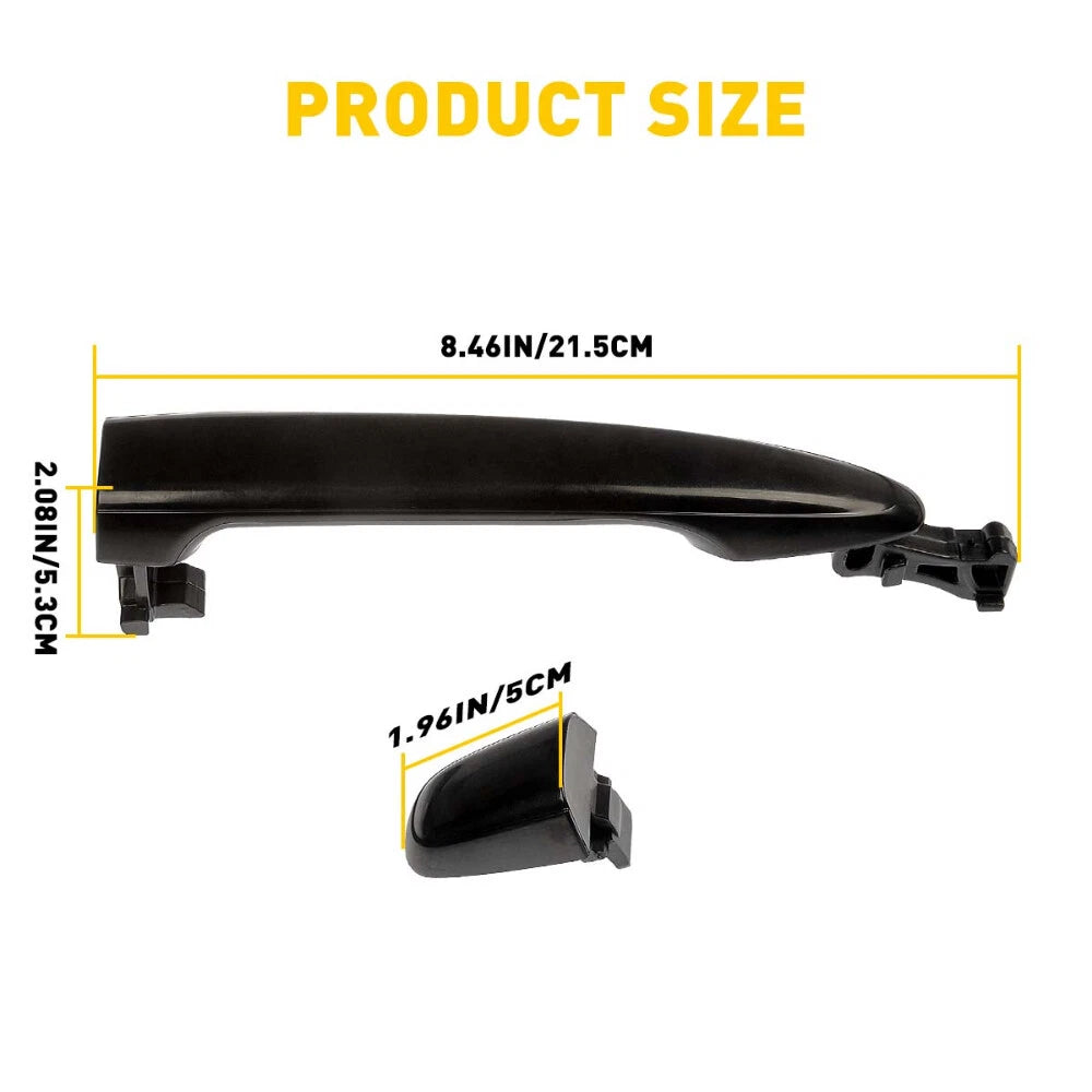 Exterior Door Handle for Toyota Camry (2007–2011) Rear Left/Right Black