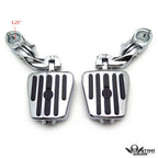 2.5" Foot Peg Kit for Harley Wide Glide, Street Glide (Chrome)