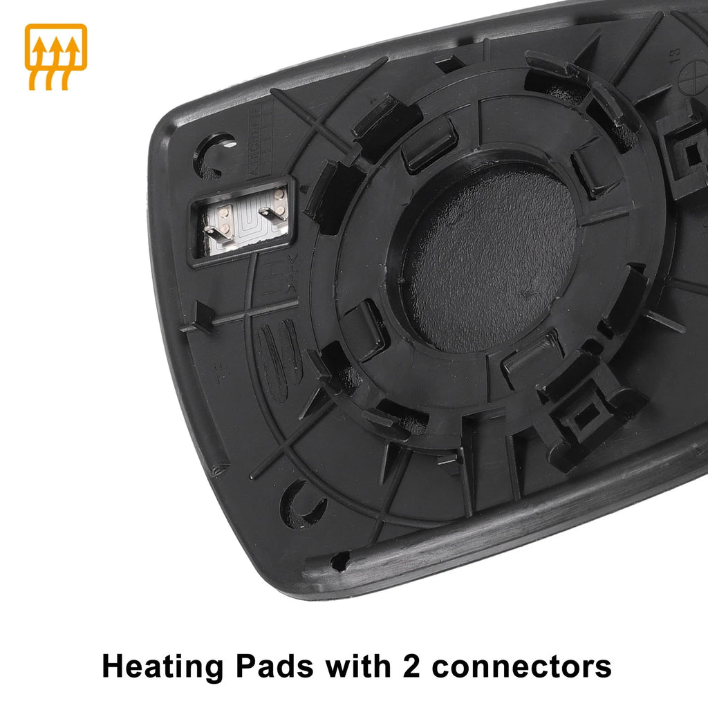 Heated Left Side Mirror Glass w/ Backing Plate for Kia Optima (2011–2015)