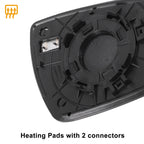 Heated Left Side Mirror Glass w/ Backing Plate for Kia Optima (2011–2015)