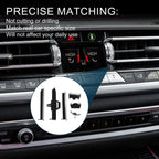 Air Vent Clips Tab for BMW X5 G05 Black Silver Tone Right (2019-2023)