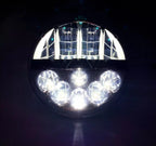 7 Inch LED Motorcycle Headlight Low High Beam Projection for Universal (2020–2025)