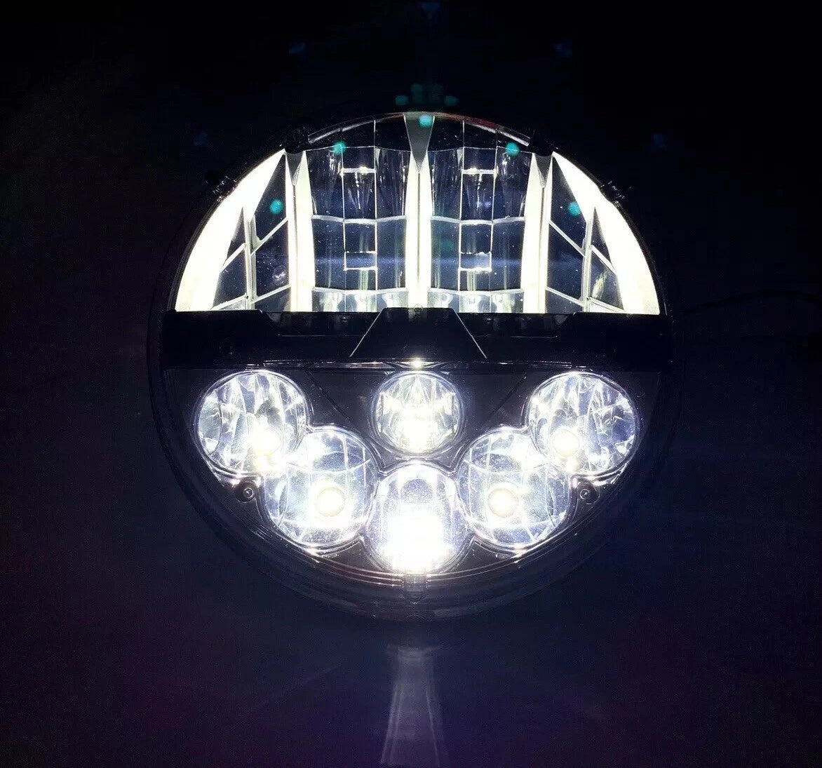 7 Inch LED Motorcycle Headlight Low High Beam Projection for Universal (2020–2025)