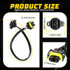 Set of 2 Pigtail Sockets for Fog Lamps Retrofit (PSX24W to H11)