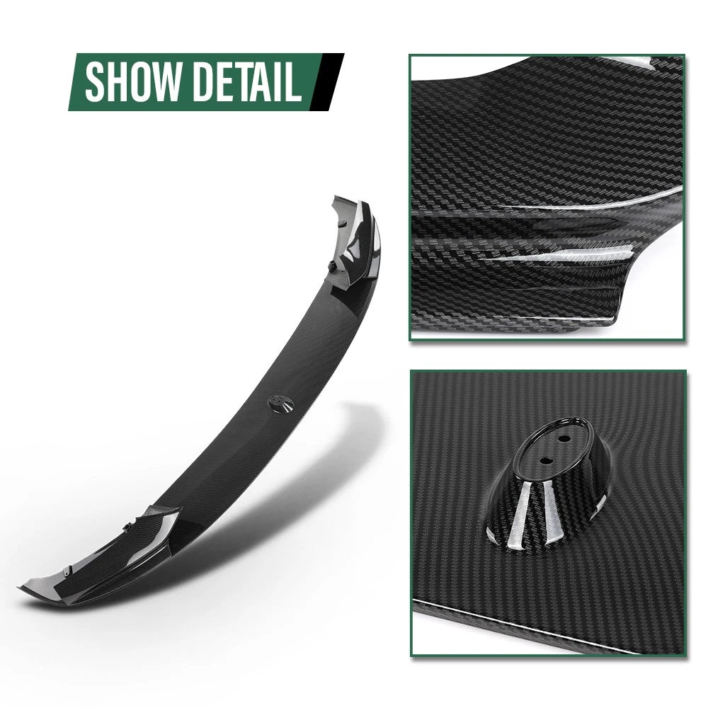 Carbon Look Front Bumper Lip Spoiler for BMW F10 535i 528i 550i