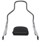 Chrome Sissy Bar Backrest w/Pad for Harley FLFB FLFBS FXBR (2018–2021)