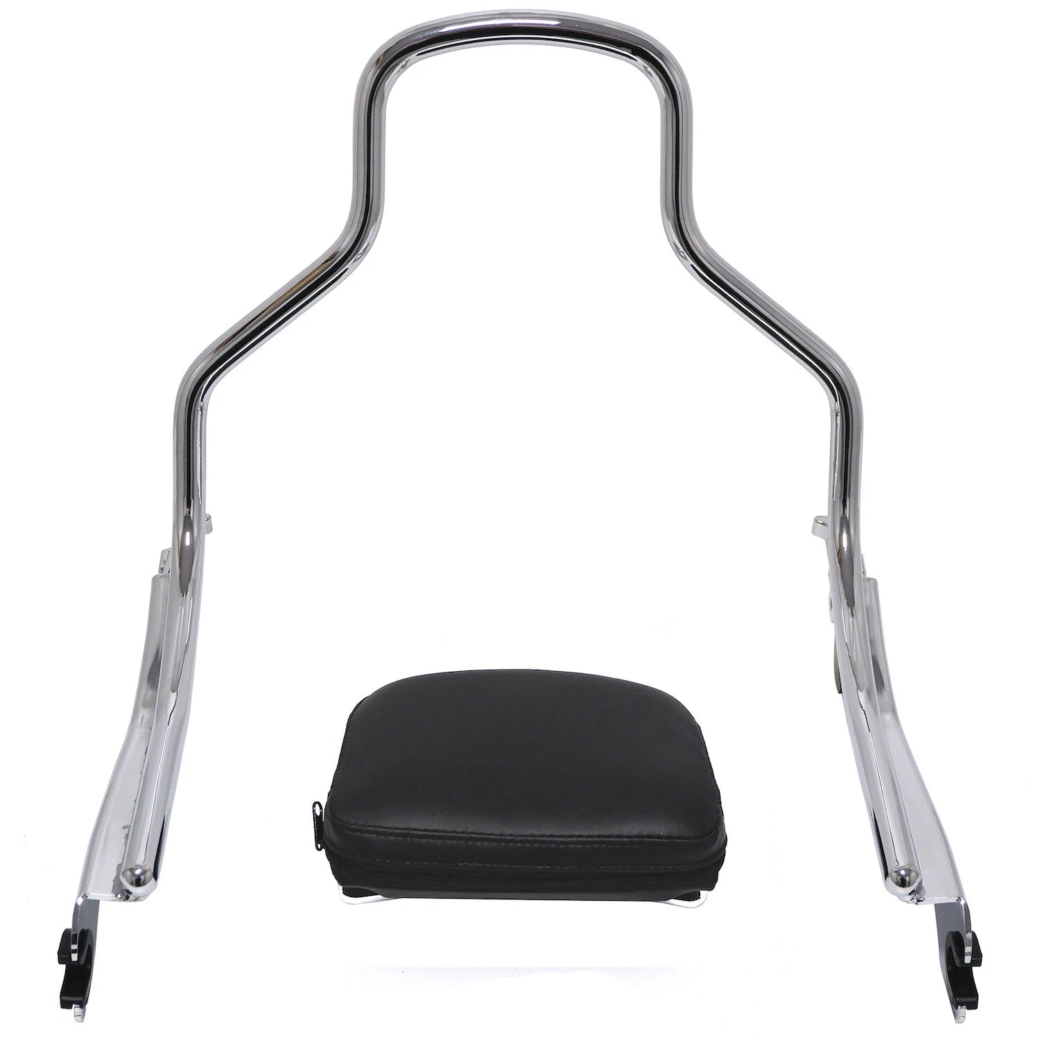 Chrome Sissy Bar Backrest w/Pad for Harley FLFB FLFBS FXBR (2018–2021)