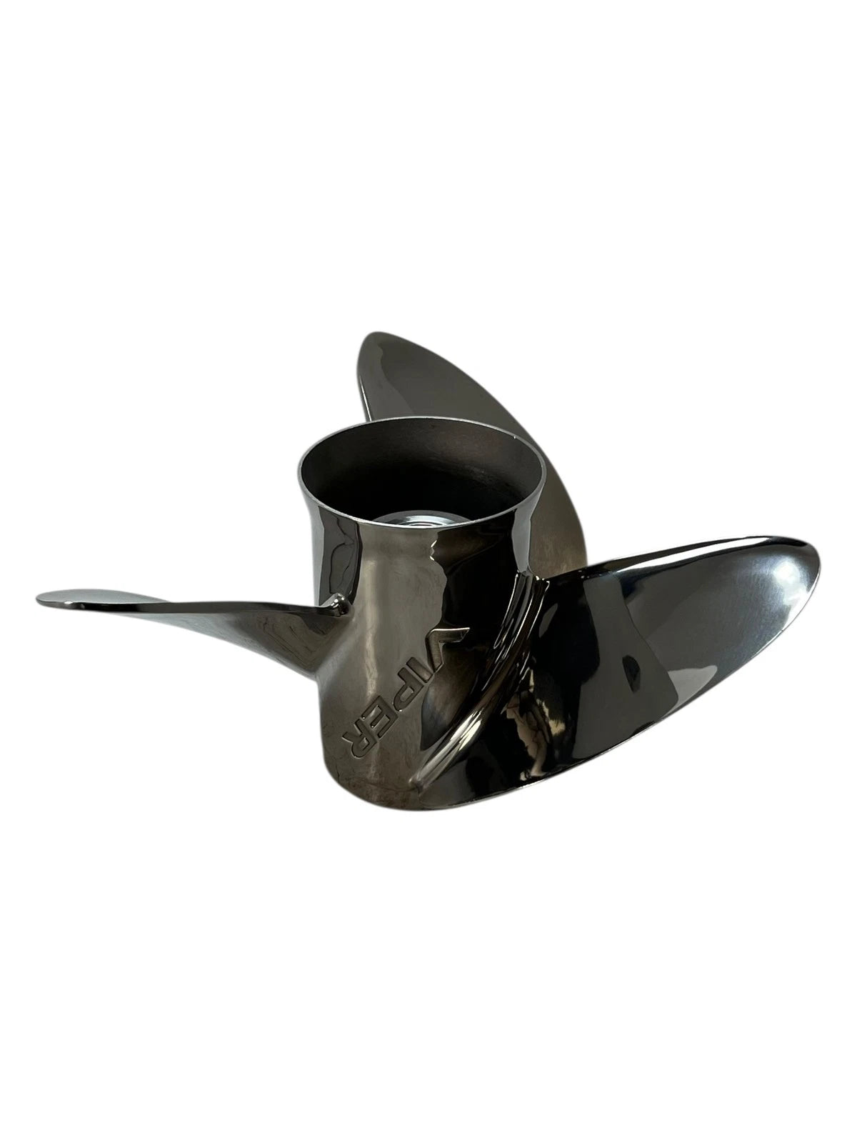 3X 13 7/8 x 17 RH Viper SS Propeller for Evinrude Johnson (OEM 763930)