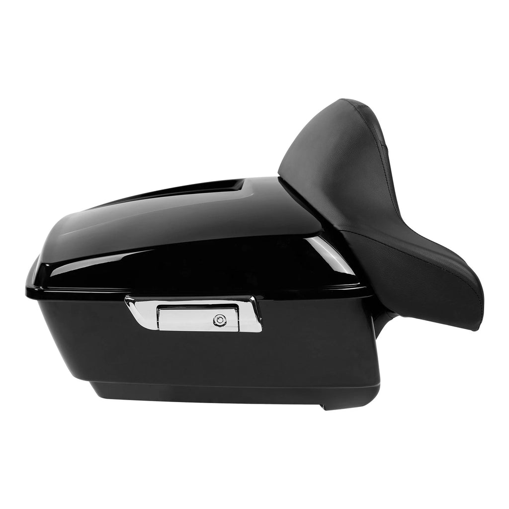 2X Trunk Luggage Backrest Mount Rack for Harley Fat Boy (2008–2017)