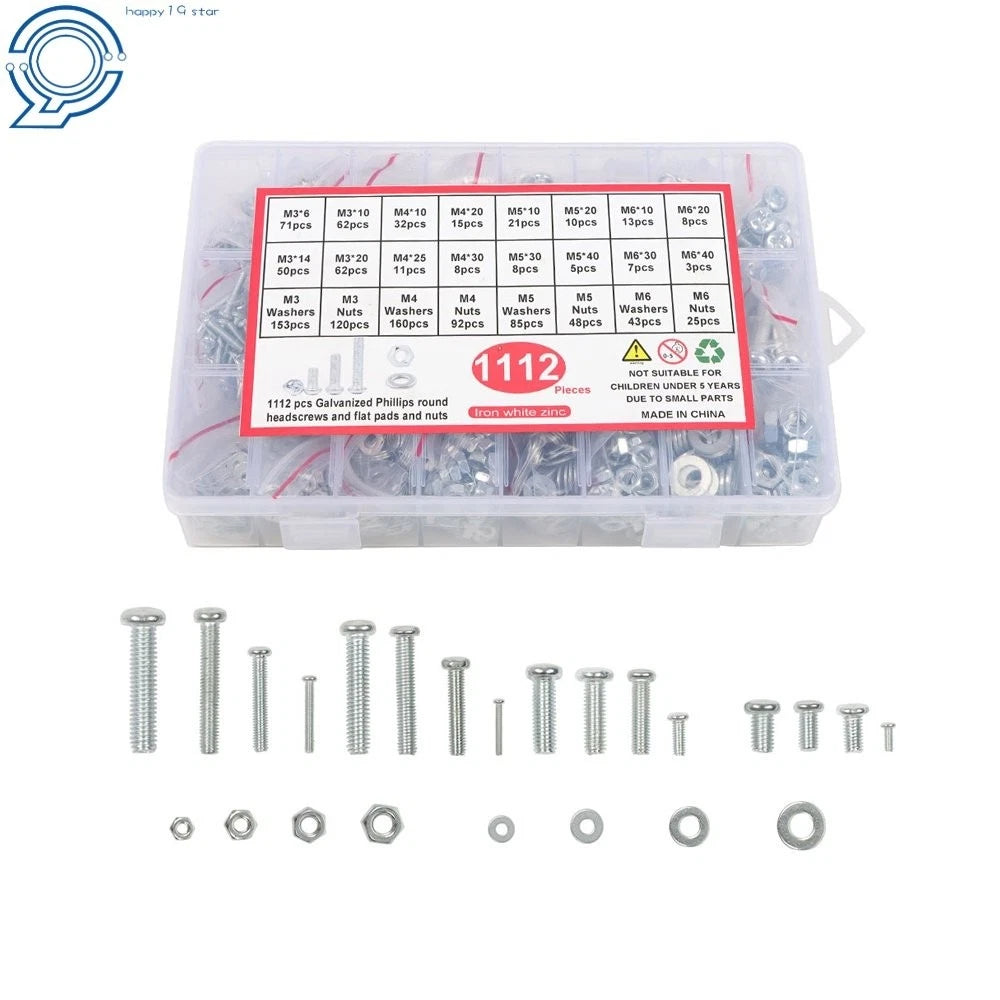 120-Piece Bolt and Nut Kit for Universal Applications (5/16-18)