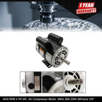 5 HP Air Compressor Motor for Various Models (60Hz, 208-230V)