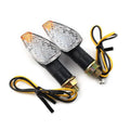 Amber Turn Signal Indicator Blinker Lamp for Universal 12V Motorcycle