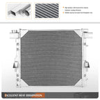 3-Row Aluminum Radiator for Jeep Wrangler JK 2007–2018 3.6L 3.8L