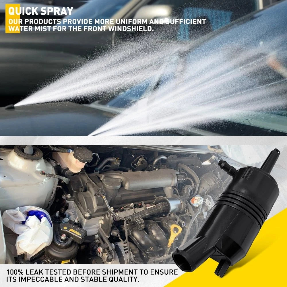 2X Washer Fluid Pump 172189 19244683 for Buick Cadillac Chevy