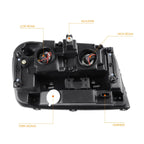 RH Passenger Side Steel Engine Hood Hinge for Honda Civic (2012–2015)