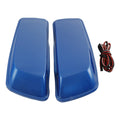 Hard Saddlebag Lids for Harley Touring Street Glide (2014–2025) Electric Blue