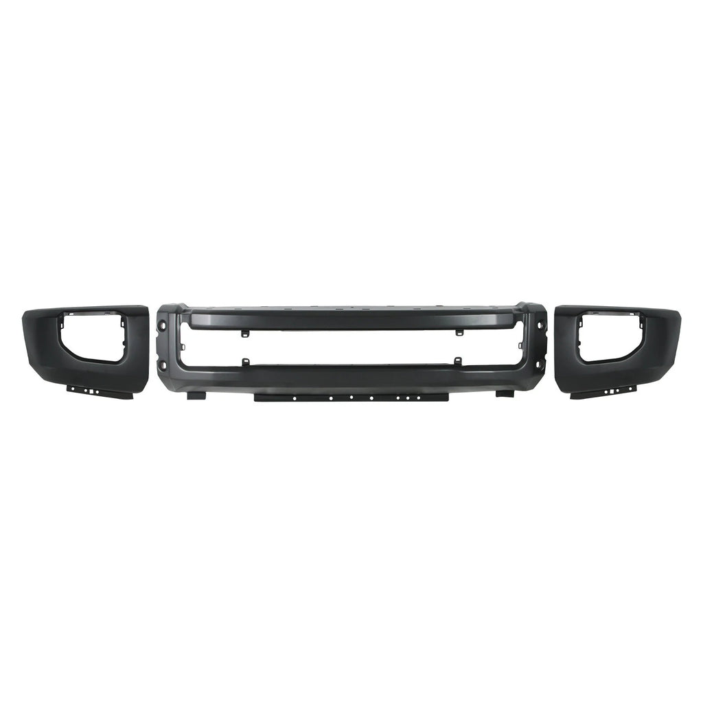 Black Steel Front Bumper for Ford F-250 F-350 Super Duty (2020–2022)