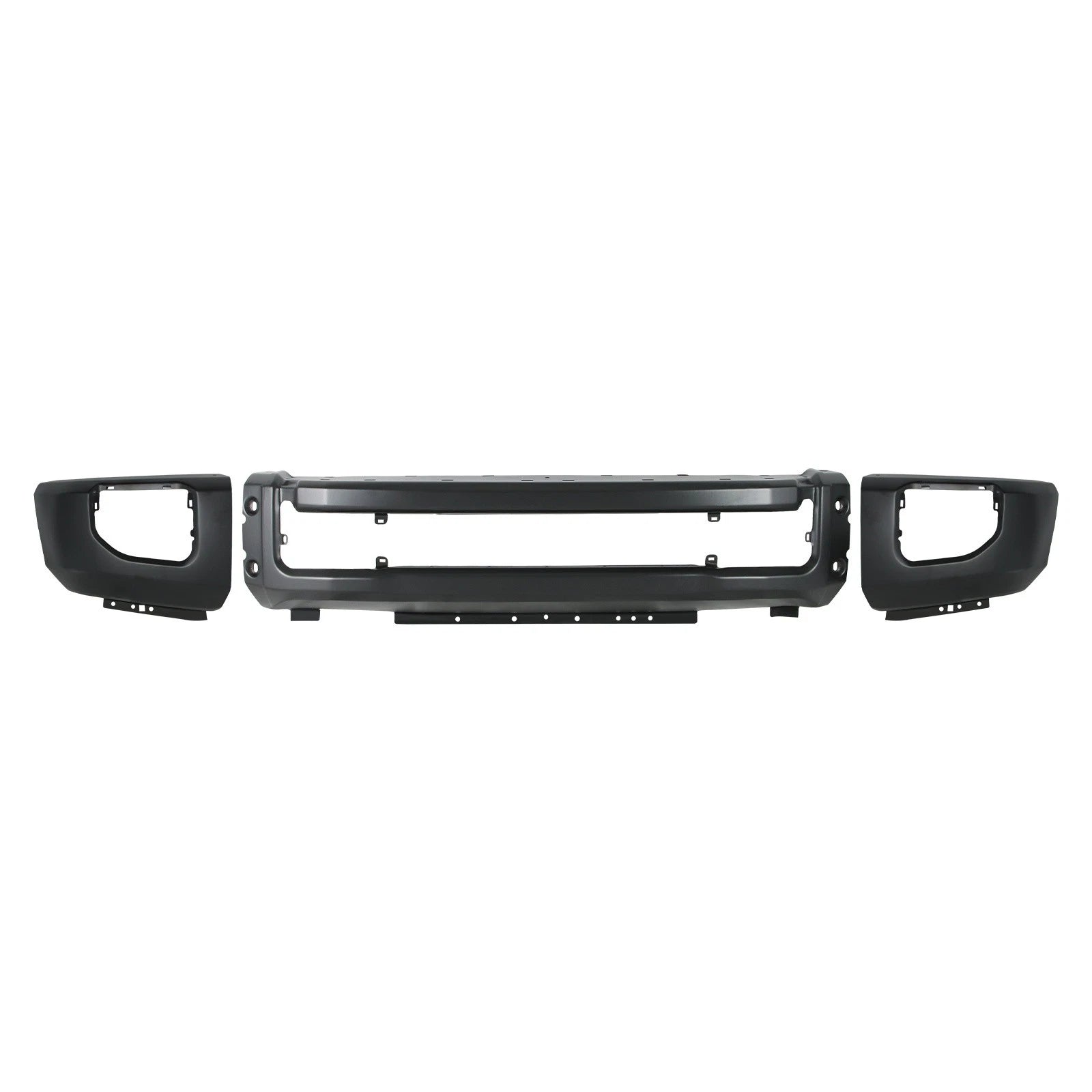 Black Steel Front Bumper for Ford F-250 F-350 Super Duty (2020–2022)
