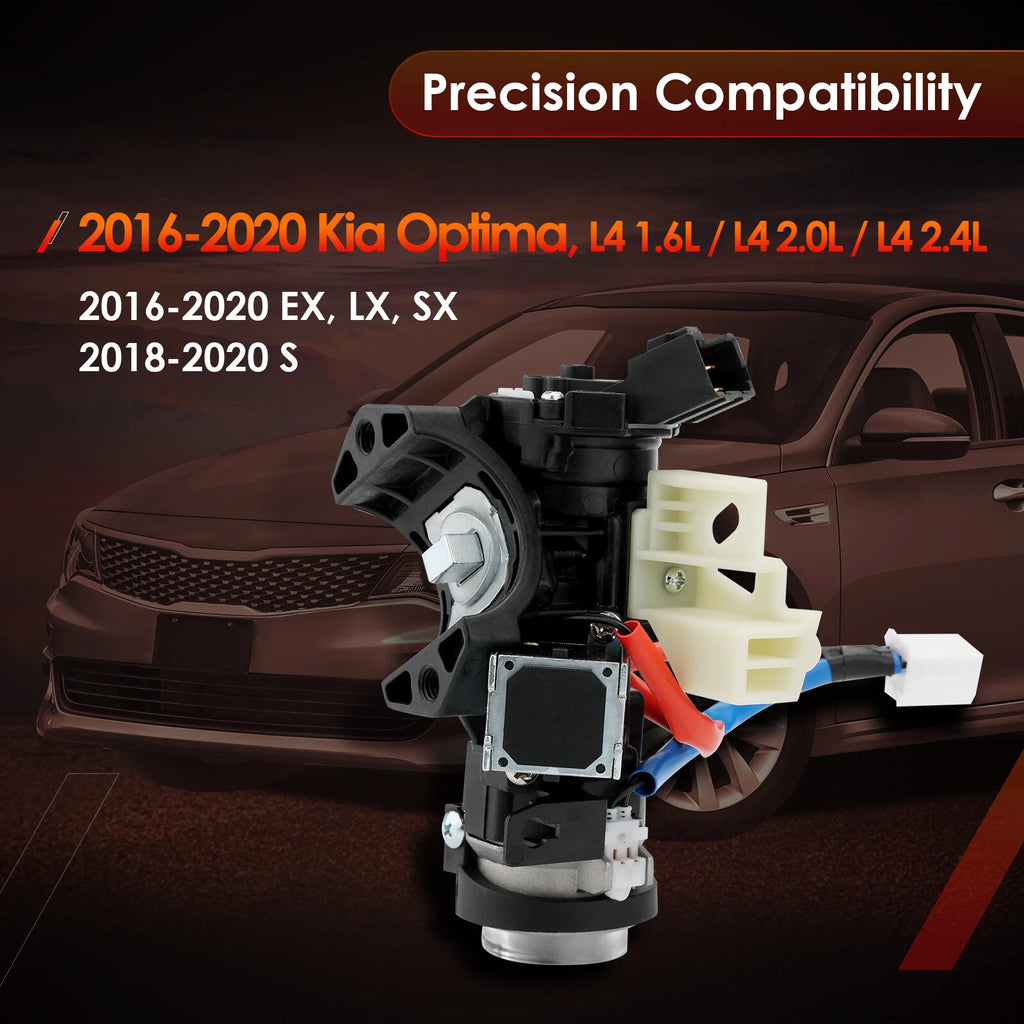 Ignition Lock Cylinder Switch & Housing for Kia Optima (2016-2020)