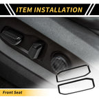 Set of 1 Carbon Fiber Seat Adjustment Button Panel for Toyota Tundra (2022–2024)