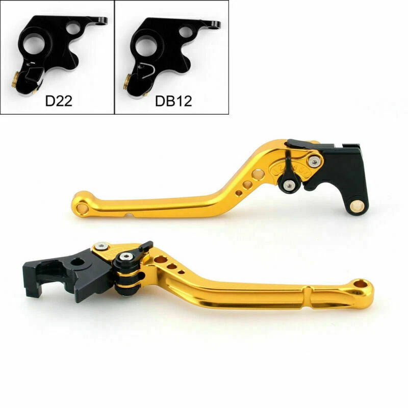 Long Brake Clutch Levers for Ducati Monster 400 620 695 696 796 (2000–2015)
