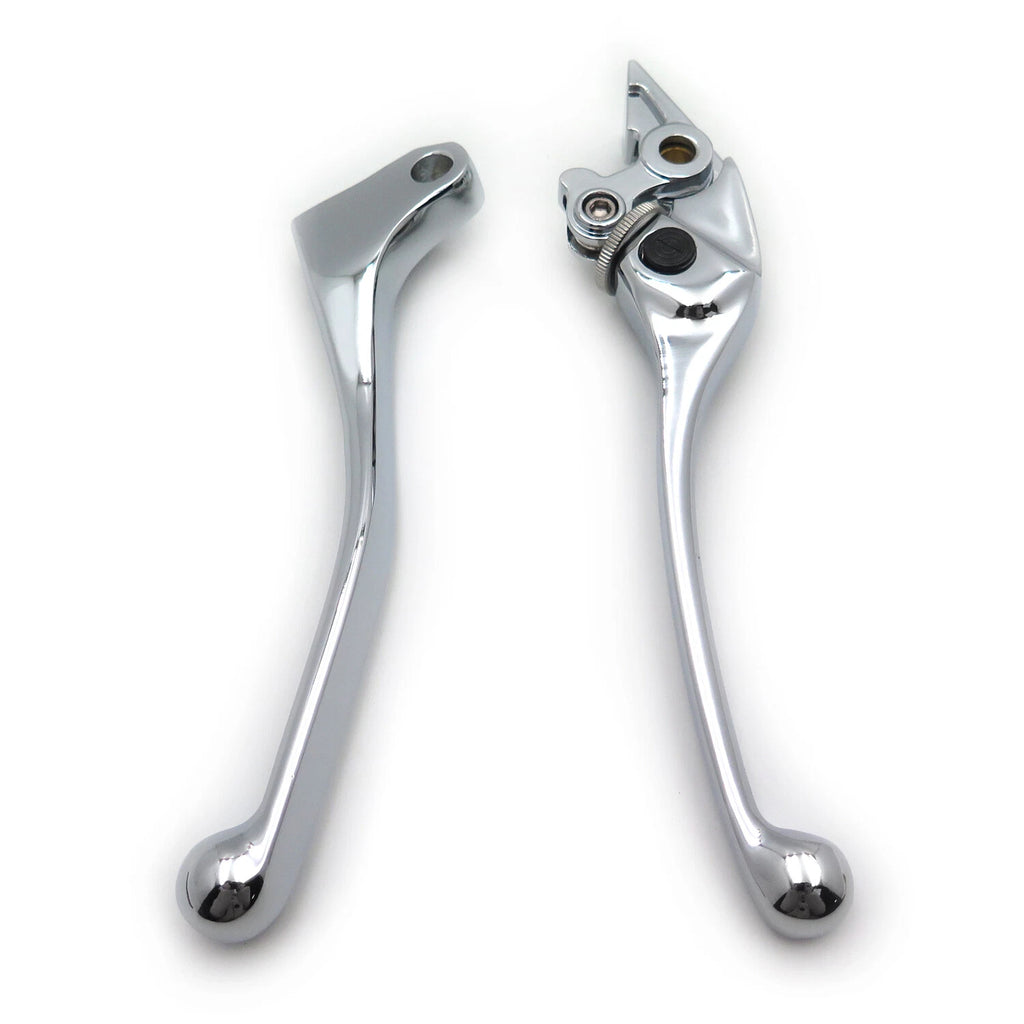 Chrome Brake & Clutch Hand Lever Controls Set L&R for Honda VTX1300 (2003–2008)