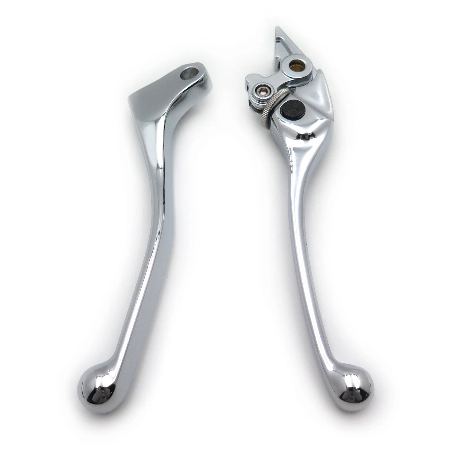 Chrome Brake & Clutch Hand Lever Controls Set L&R for Honda VTX1300 (2003–2008)