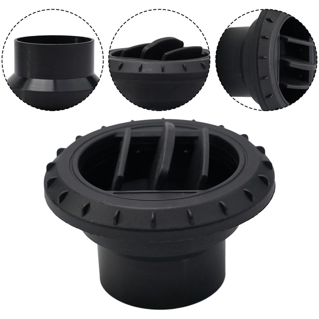 60mm Rotatable Black Air Vent Outlet for Diesel Heater