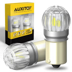 Set of 2 AUXITO 1156 P21W 7506 LED Reverse Backup Light Bulbs 6000K