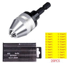Hex Shank Screwdriver Adapter for Drill Chuck 0 3 3 6mm