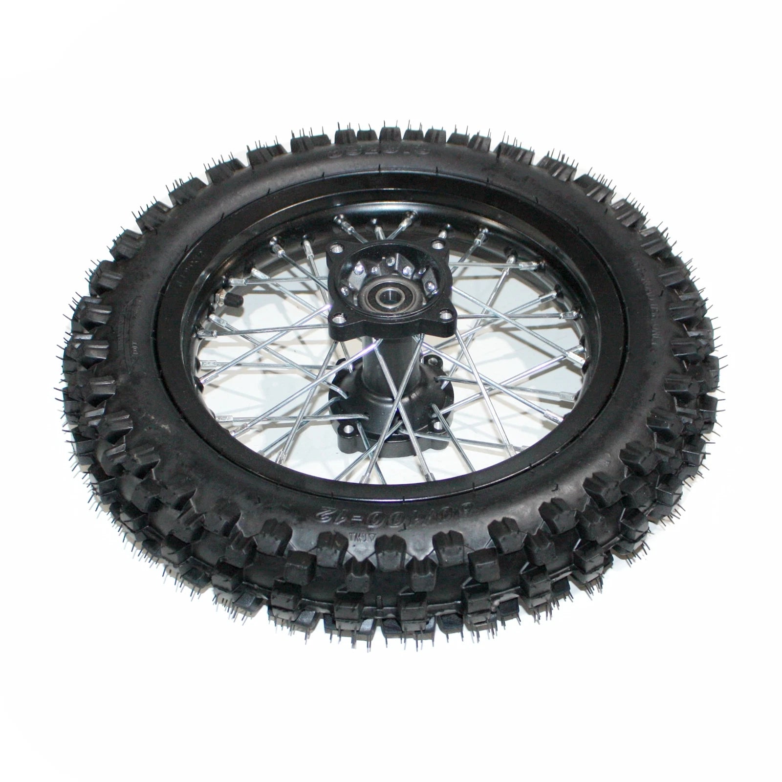 12mm Axle Rear Wheel Rim + Tyre for PIT PRO Dirt Bike (3.00-12)