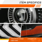 Front Bumper Face Bar for Ram 1500 (2014–2024) w/o Parking Sensor & Fog Light Cutouts