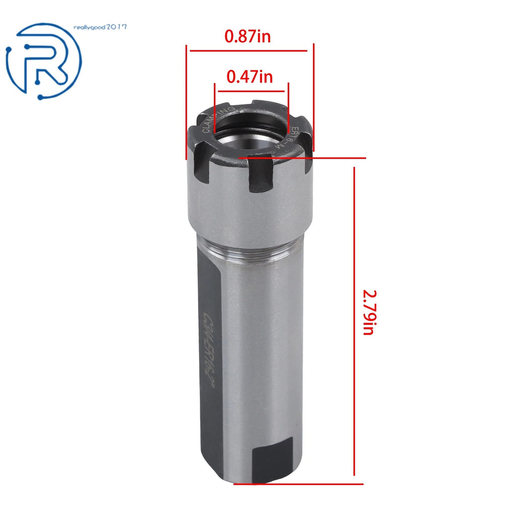 2" ER16 Collet Chuck for Extended Tool (3/16-3/8")