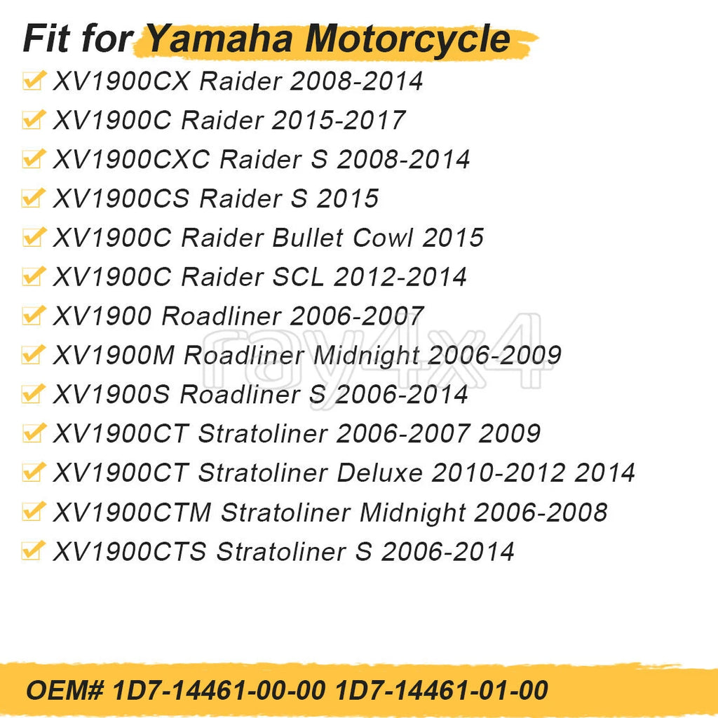 Air Filter for Yamaha Raider Roadliner Stratoliner XV1900 (2006–2017) 1D7-14461-00-00
