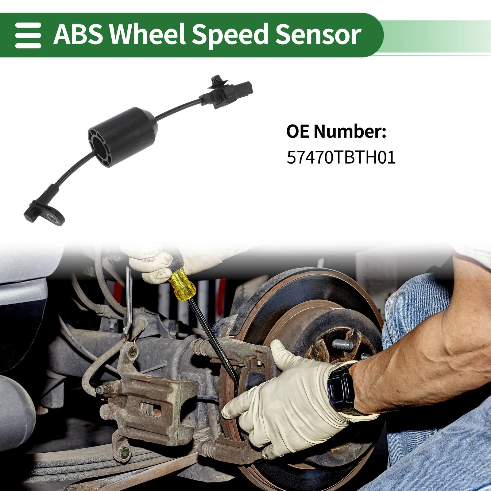 ABS Wheel Speed Sensor No. 57470TBTH01 for Honda Crider (2019)