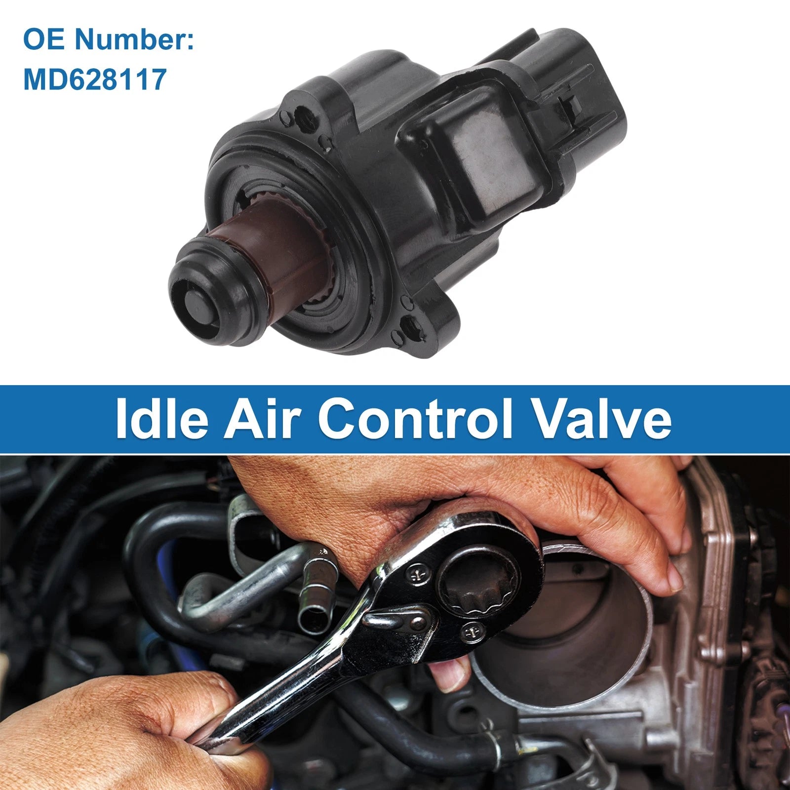 Idle Air Control Valve for Chrysler Sebring (2001–2005) MD628117