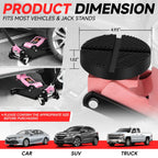 Set of 2 Rubber Pads for Universal Floor Jack (4Ton)