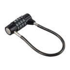 Zinc Alloy Password Lock with Steel Cable for Gym Lockers (2023)