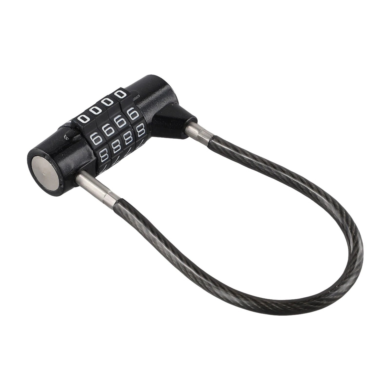 Zinc Alloy Password Lock with Steel Cable for Gym Lockers (2023)