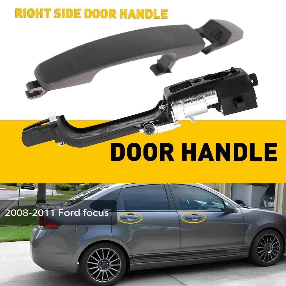 Set of 2 Exterior Door Handles for Ford Focus (2008–2011)